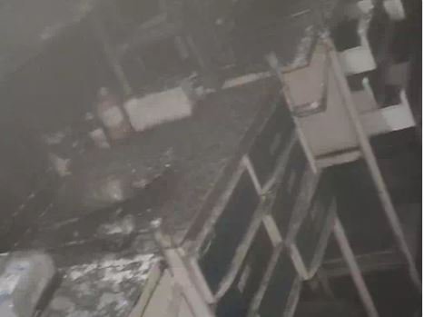 अस्पताल में आग