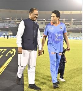 सीएम साय और सचिन तेंदुलकर