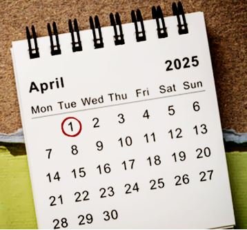 1 अप्रेल