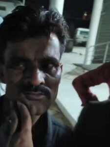 wedding lathi charge gyraspur: