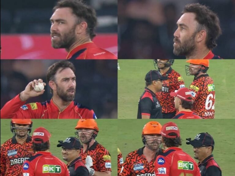 Travis head and Maxwell Fight