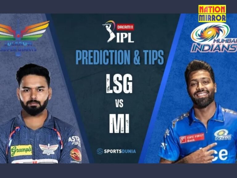 LSG vs MI Today Match