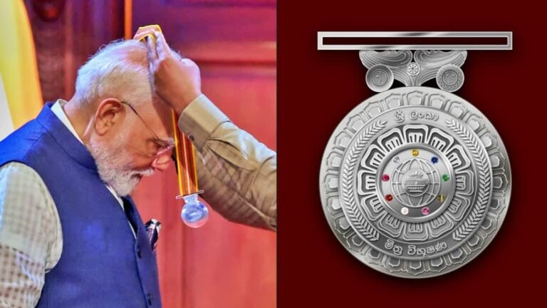  PM Modi Mithra Vibhushan sri lanka defense deal 2025