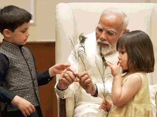 US VP JD Vance Visits India With Family, Meets PM Modi