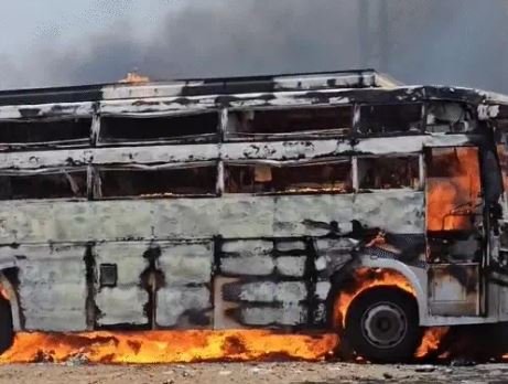 बरनिंग बस