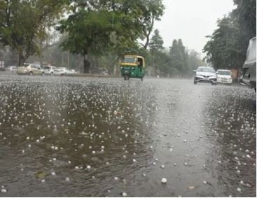 बारिश ओले