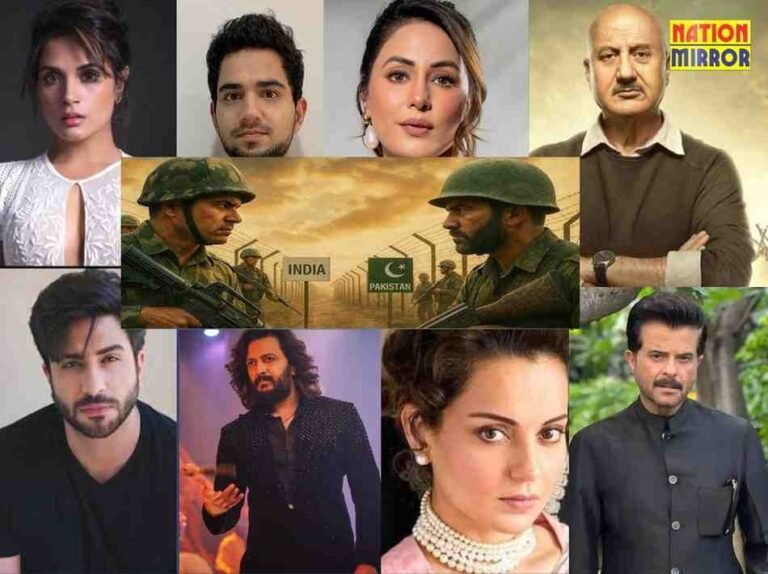India Pakistan War Celebrity Reactions