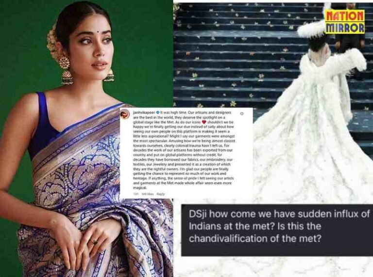 Janhvi Met Gala Troll Response
