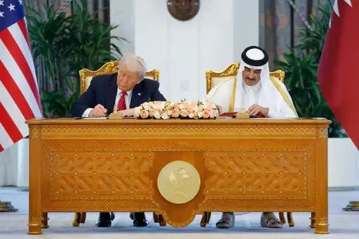 deal worth rs 100 lakh crore between trump and qatar