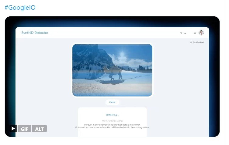 google synthid ai content detector tool news in hindi
