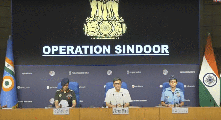 operation sindoor air strike press briefing