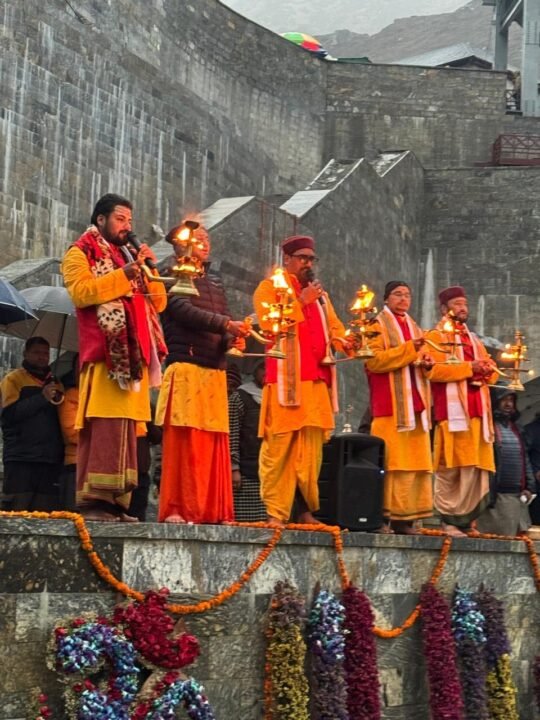 kedarnath dham sandhya aarti reconstruction 2025