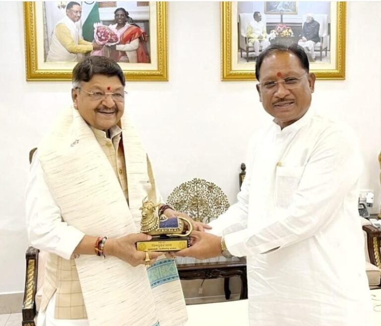 कैलाश विजयवर्गीय और सीएम साय की मुलाकात