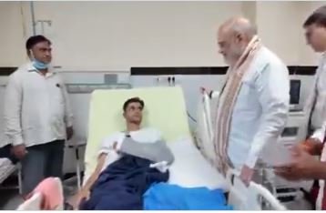 घायलों से मिले शाह