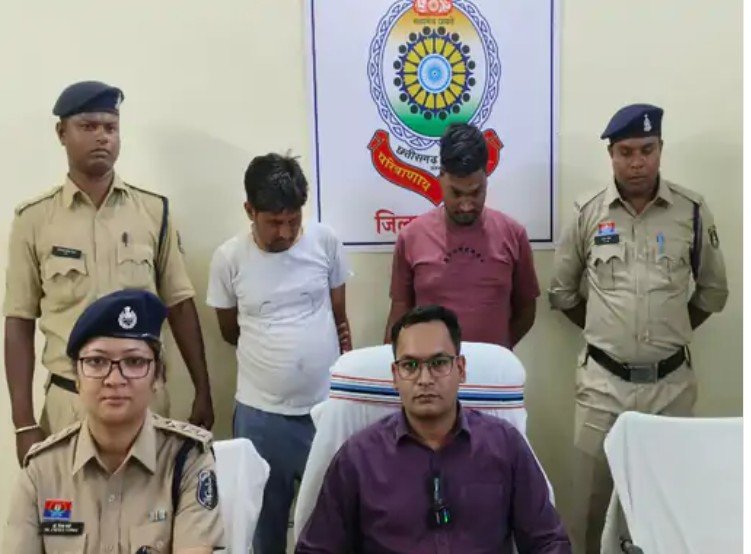 पुलिस हिरासत में आरोपी