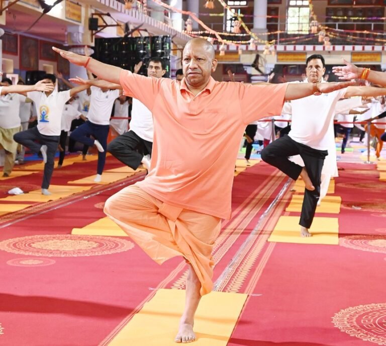 CM Yogi Adityanath Yoga Day 2025 Gorakhpur:
