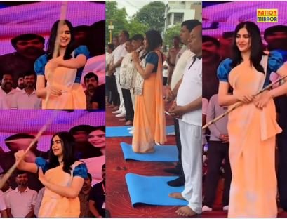 Adah Sharma Yoga Day 2025