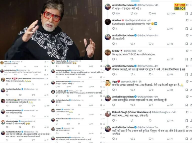 Amitabh Bachchan Replying to all on X