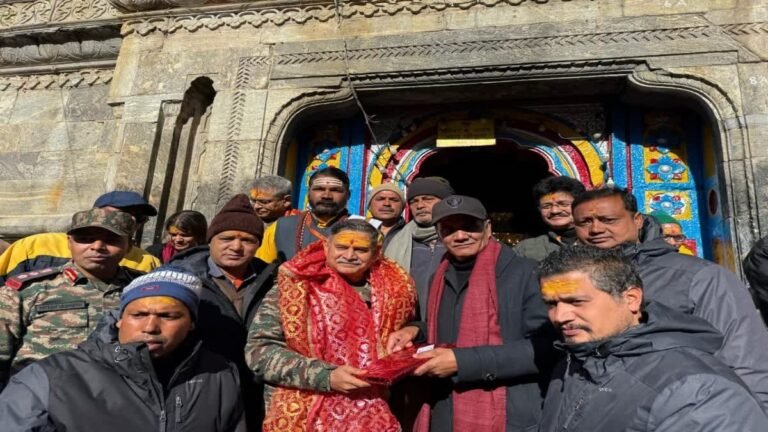 CHARDHAM YATRA 2025 indian army chief general upendra dwivedi