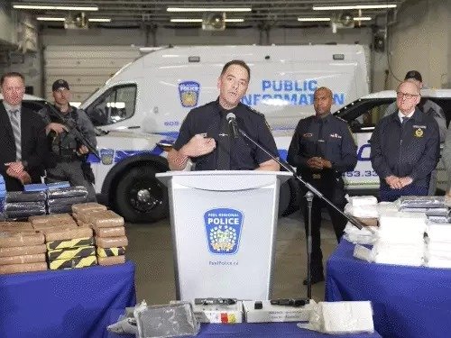 Canadian Police Seize 479 Kg Cocaine Worth 400 Crore