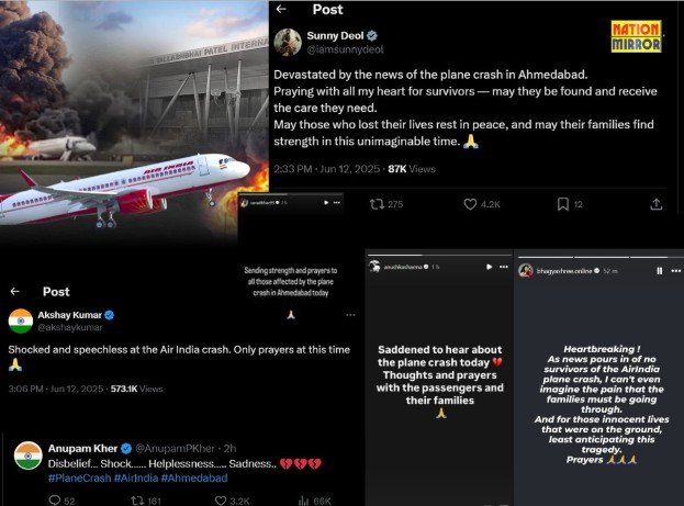 Celebrities on Ahmedabad Plane Crash
