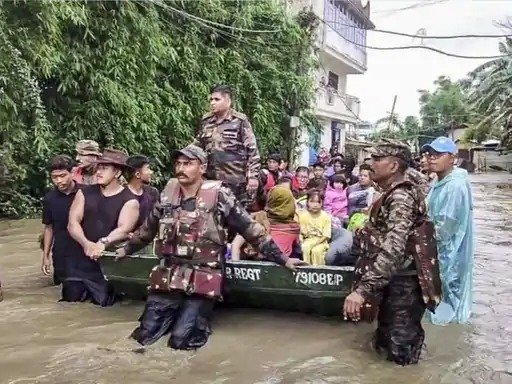 IMD Weather Rainfall Alert Update Assam Manipur Flood Mumbai Delhi MP UP  