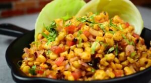 Healthy Sweet Corn Chaat Recipe: