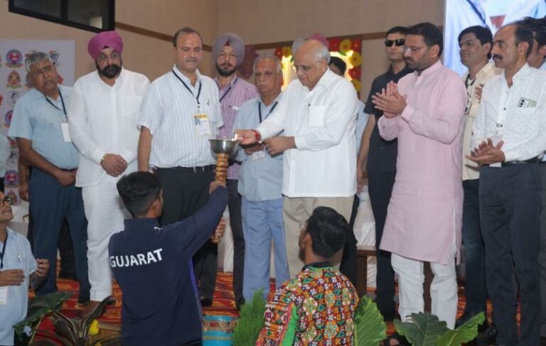 CM Bhupendra Patel Handball: