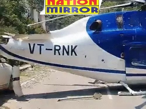  kedarnath helicopter crash landing news 2025 