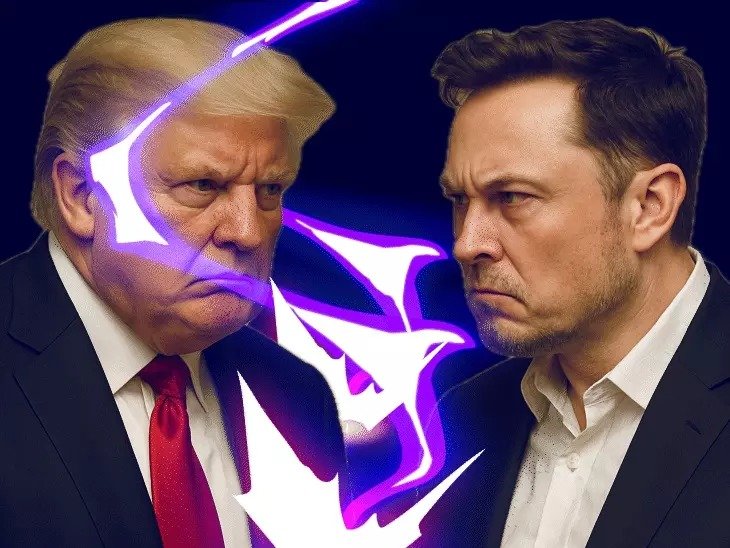 trump breaks ties with elon musk over bill politics 2025