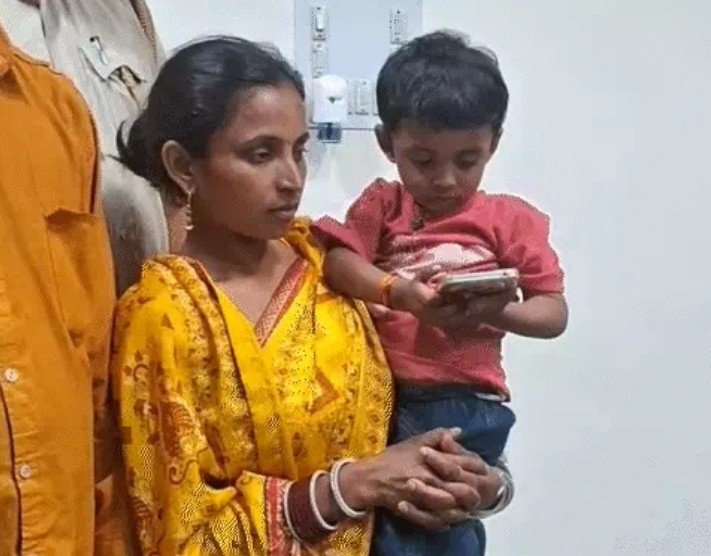 गायब बच्चा मिला
