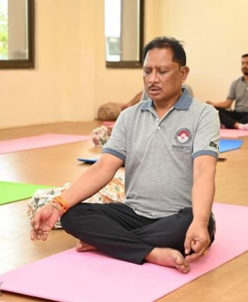 सीएम साय का योग