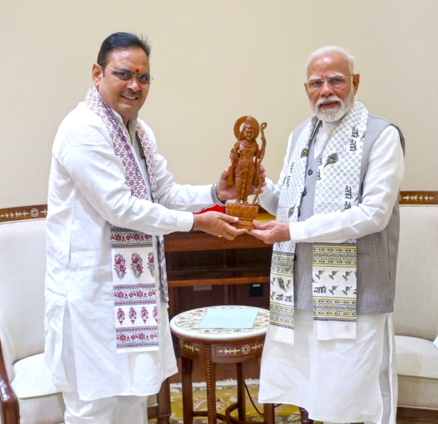 Bhajanlal Sharma meets PM Modi: