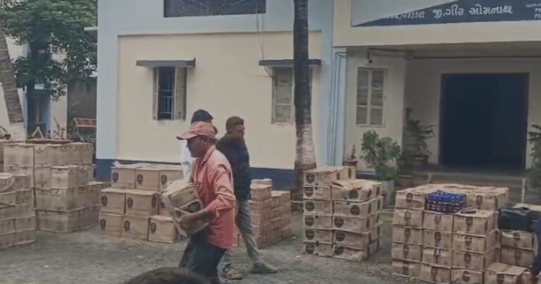 GIR Somnath Liquor Seizure: