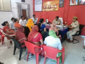 सदर थाना में CLG मीटिंग