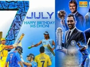 MS Dhoni Birthday