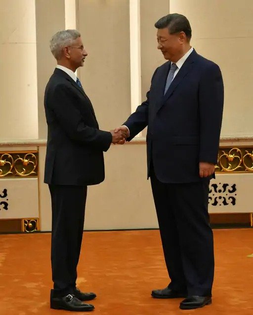 jaishankar meets xi jinping in beijing 2025