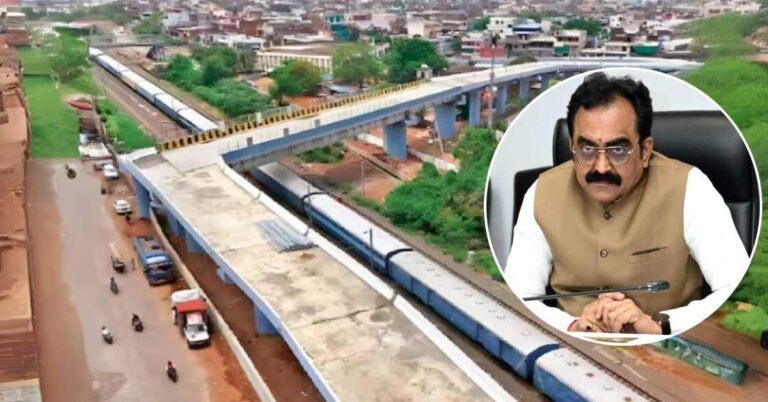 Bhopal Railway Overbridge 119 Degree Angle: