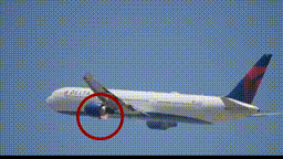 Delta Airlines engine fire emergency landing: