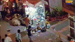 कांवड़ियों ने मचाया हुड़दंग