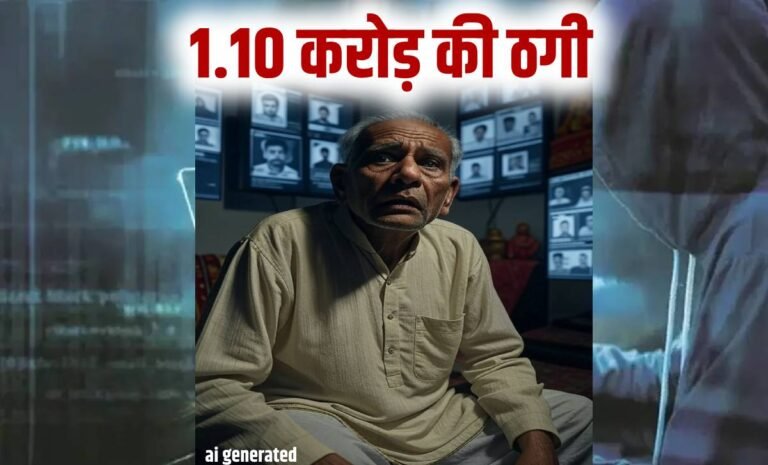 बुजुर्ग को किया डिजिटल अरेस्ट, 1.10 करोड़ की साइबर ठगी