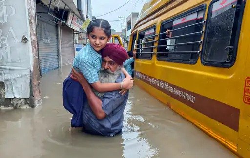 india monsoon flood 2025 rajasthan mp up rain damage