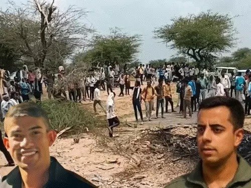 indian airforce pilots sacrifice churu jet crash july 2025 