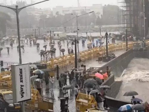  mumbai red alert heavy rain west bengal lightning deaths 2025 