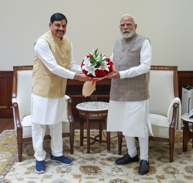pm modi meet cm mohan yadav