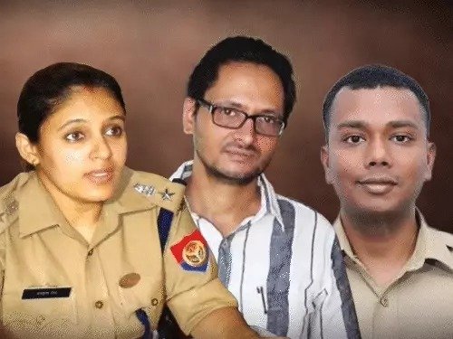 up ips officers suspended alankrita jasveer ankit vrs 