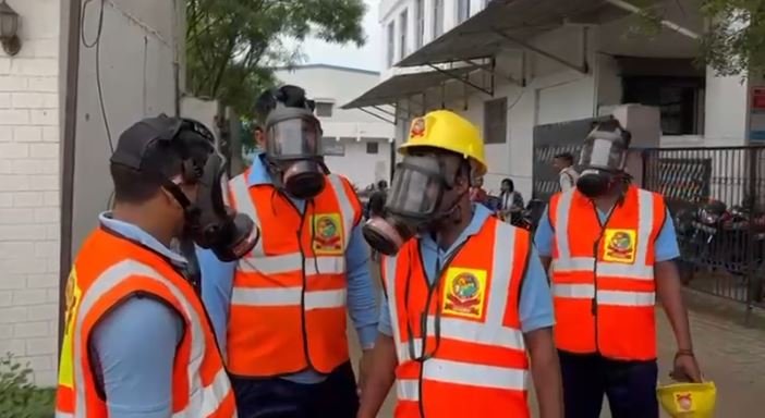 Chlorine gas leak Adish Pharma Bhopal: