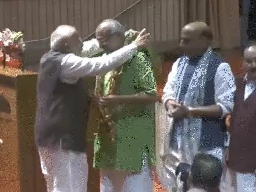 PM Narendra Modi NDA MPs Meeting Speech Update CP Radhakrishnan