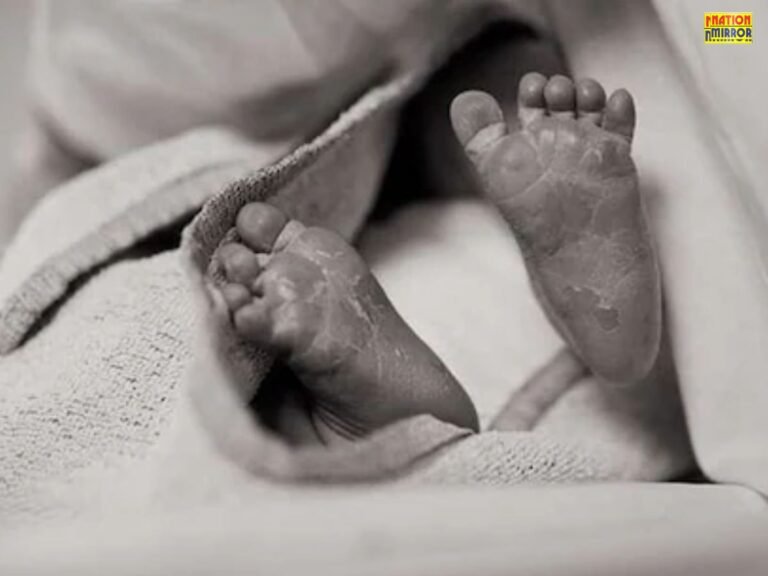 Newborn thrown from 9th floor Ahmedabad