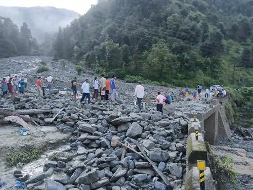 floods landslides jammu kashmir punjab flood disaster India